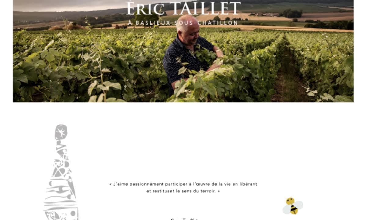 Aperçu du site Champagne Éric Taillet