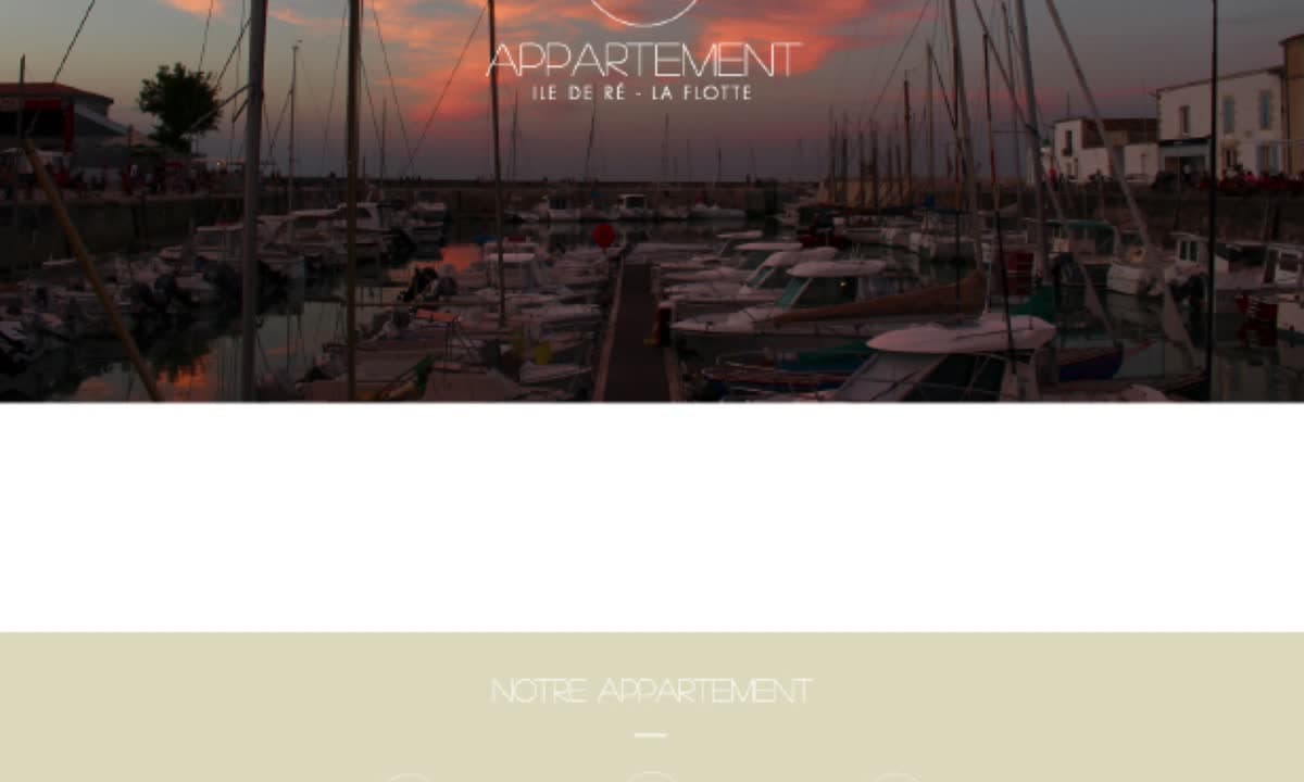 Mockup du site La Jolie Brise